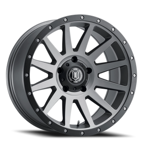 Icon Alloys Compression Titanium 17x8.5 -6 5x127mm 72mm
