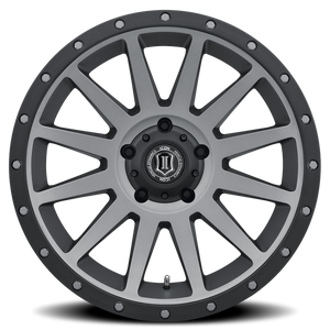Icon Alloys Compression Titanium 17x8.5 -6 5x127mm 72mm