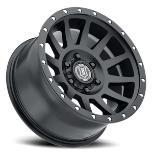 Icon Alloys Compression Satin Black 20x10 -19 6x135mm 87.1mm