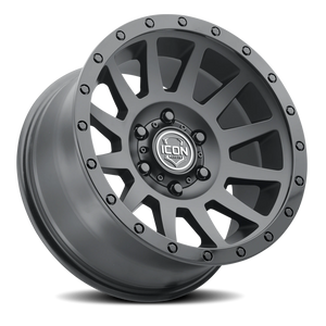 Icon Alloys Compression Double Black 18x9 +25 5x150mm 110.1mm