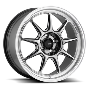 Konig Countergram Chrome Hyper Chrome W/ Machined Lip 18x10.5 +25 5x120mm 72.6mm - Wheelwiz