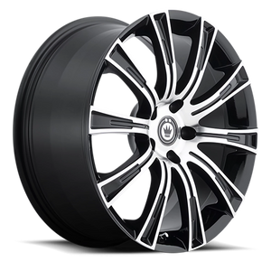Konig Crown Gloss Black W/ Machined Face 18x8 +35 5x120mm 72.6mm - Wheelwiz