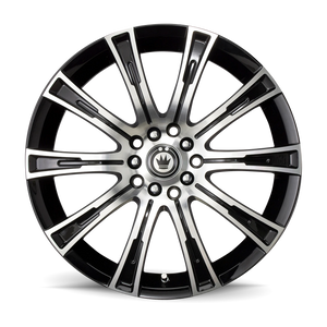 Konig Crown Gloss Black W/ Machined Face 18x8 +35 5x120mm 72.6mm - Wheelwiz