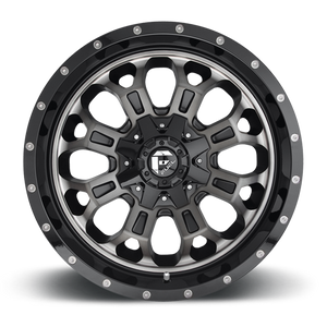 Fuel Offroad D561 CRUSH Gloss Machined Double Dark Tint 20x10 -18 6x135|6x139.7mm 106.1mm - Wheelwiz