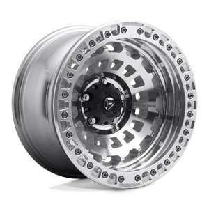Fuel Offroad D102 ZEPHYR BEADLOCK Gloss Machined 17x9 -15 6x139.7mm 106.1mm - Wheelwiz