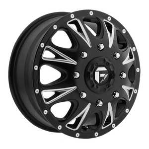 Fuel Offroad D513 THROTTLE Matte Black Milled 17x6.5 +129 8x200mm 142mm - Wheelwiz