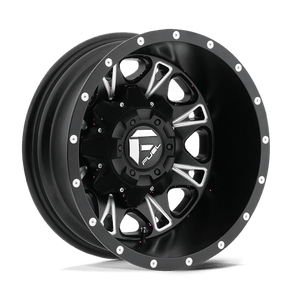 Fuel Offroad D513 THROTTLE Matte Black Milled 17x6.5 -140 8x210mm 154.3mm - Wheelwiz