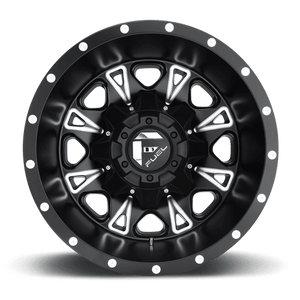 Fuel Offroad D513 THROTTLE Matte Black Milled 17x6.5 -140 8x210mm 154.3mm - Wheelwiz