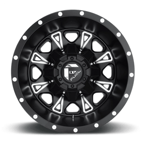 Fuel Offroad D513 THROTTLE Matte Black Milled 18x9 +20 5x139.7|5x150mm 110.1mm - Wheelwiz