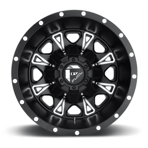 Fuel Offroad D513 THROTTLE Matte Black Milled 17x6.5 -140 8x165.1mm 125.1mm - Wheelwiz