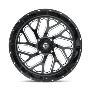 Fuel Offroad D581 TRITON Gloss Black Milled 24x7 +13 4x137mm 110.1mm - Wheelwiz