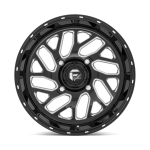 Fuel Offroad D581 TRITON Gloss Black Milled 16x7 +13 4x156mm 132mm - Wheelwiz