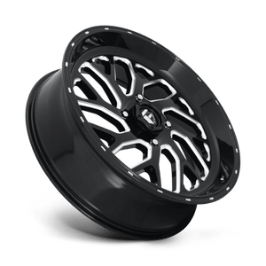 Fuel Offroad D581 TRITON Gloss Black Milled 22x7 +13 4x137mm 110.1mm - Wheelwiz
