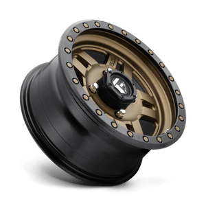 Fuel Offroad D583 ANZA UTV Matte Bronze Black Bead Ring 15x7 +13 4x156mm 132mm - Wheelwiz