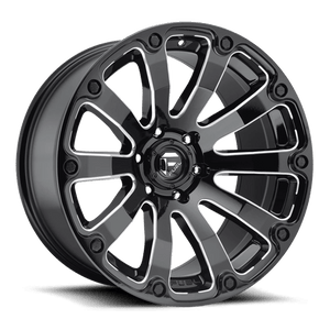 Fuel Offroad D598 DIESEL Gloss Black Milled 20x9 +20 6x135mm 87.1mm - WheelWiz