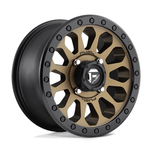 Fuel Offroad D600 VECTOR UTV Matte Bronze Black Bead Ring 14x7 +38 4x137mm 110.1mm - Wheelwiz