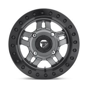 Fuel Offroad D918 ANZA BEADLOCK Matte Gun Metal 15x7 +13 4x137mm 110.1mm - Wheelwiz