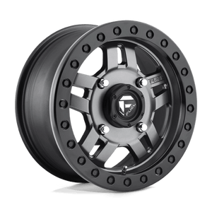 Fuel Offroad D918 ANZA BEADLOCK Matte Gun Metal 15x7 +38 4x137mm 110.1mm - Wheelwiz