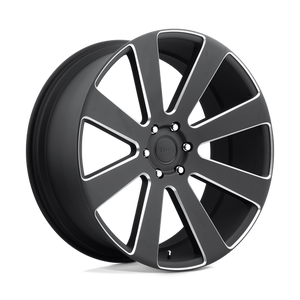 DUB S187 8-BALL Matte Black Milled 24x10 +20 6x139.7mm 78.1mm