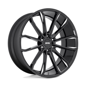 DUB S252 CLOUT Gloss Black Milled 24x10 +30 6x139.7mm 106.1mm
