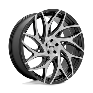 DUB S260 G.O.A.T. Brush Face Gblk Drk Tint Spoke 26x10 +10 5x127mm 78.1mm