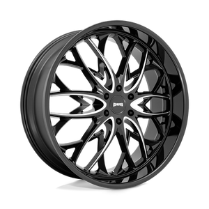 DUB S263 OG Gloss Black Milled 26x10 +30 6x135mm 87.1mm