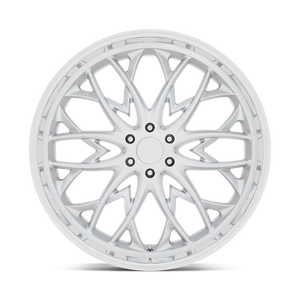 DUB S264 OG Silver W/ Diamond Cut Lip 22x9.5 +25 6x139.7mm 106.1mm
