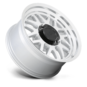 Black Rhino DELTA Gloss Silver With Mirror Face & Lip 17x9.5 -18 8x170mm 125.1mm - WheelWiz