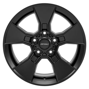 Defiant DF02 Matte Black 17x8.5 +12 5x127mm 71.5mm