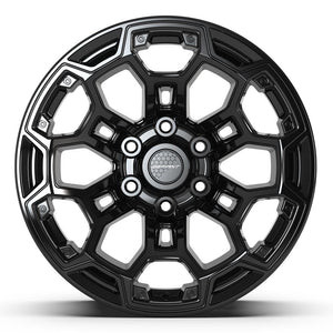 Defiant DF03 Gloss Black 18x9 -12 6x139.7|N/Amm 78.1mm - Wheelwiz