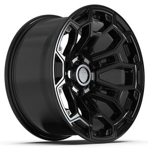 Defiant DF03 Gloss Black 18x9 -12 6x139.7|N/Amm 78.1mm - Wheelwiz