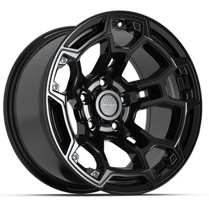 Defiant DF03B Gloss Black 17x9 -12 5x127|N/Amm 71.5mm - Wheelwiz
