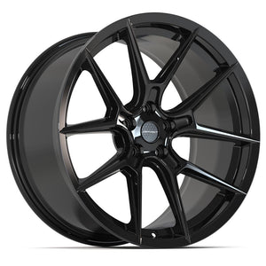 Defiant DF08 Gloss Black 20x10 +38 5x114.3|N/Amm 70.5mm - Wheelwiz
