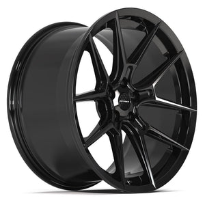 Defiant DF08 Gloss Black 20x10 +38 5x114.3|N/Amm 70.5mm - Wheelwiz