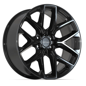 Defiant DF17A Gloss Black 22x9 +18 6x139.7|N/Amm 78.1mm - Wheelwiz