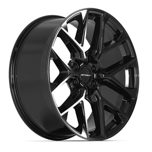 Defiant DF17A Gloss Black 22x9 +18 6x139.7|N/Amm 78.1mm - Wheelwiz