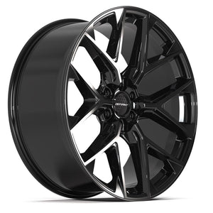 Defiant DF17A Gloss Black 24x10 +24 6x139.7|N/Amm 78.1mm - Wheelwiz