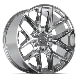 Defiant DF17B Chrome 20x9 +18 6x139.7|N/Amm 77.8mm - Wheelwiz