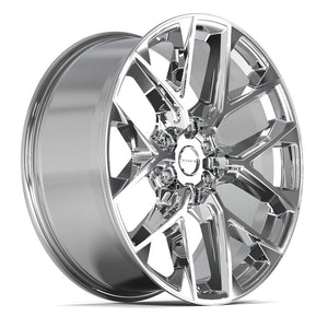 Defiant DF17B Chrome 22x9 +18 6x139.7|N/Amm 77.8mm - Wheelwiz