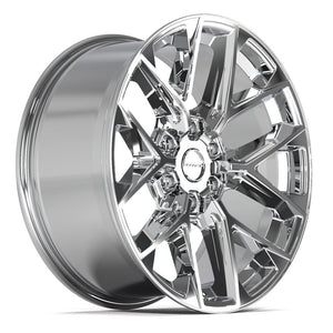 Defiant DF17C Chrome 20x9 +18 6x135|N/Amm 87.1mm - Wheelwiz