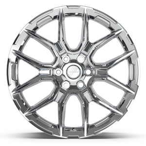 Defiant DF18A Chrome 22x9 +18 6x139.7|N/Amm 78.1mm - Wheelwiz