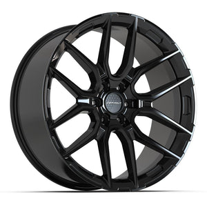 Defiant DF18A Gloss Black 24x10 +24 6x139.7|N/Amm 78.1mm - Wheelwiz