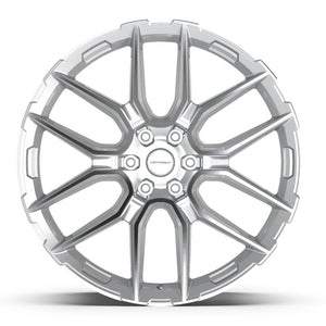 Defiant DF18A Gloss Silver Machined 24x10 +24 6x139.7|N/Amm 78.1mm - Wheelwiz