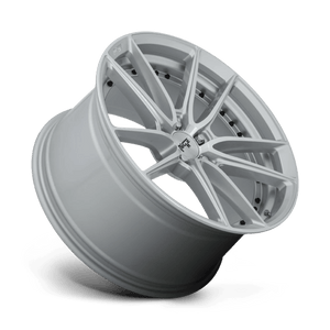 Niche M221 DFS Gloss Silver Machined 22x9 +18 5x115mm 71.5mm - Wheelwiz