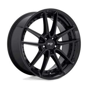 Niche M223 DFS Gloss Black 17x8 +40 5x114.3mm 72.6mm - Wheelwiz