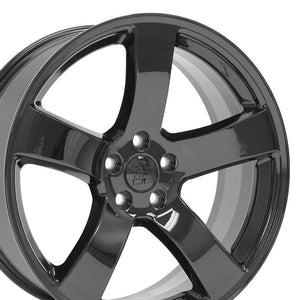 OE Wheels Replica DG12 Gloss Black 20x8.0 +24 5x115mm 71.6mm - Wheelwiz