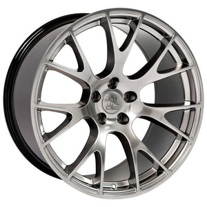OE Wheels Replica DG15 Hyper Black 20x9.0 +18 5x115mm 71.5mm - Wheelwiz