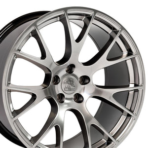 OE Wheels Replica DG15 Hyper Black 20x10.0 +18 5x115mm 71.5mm
