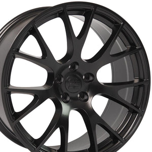 OE Wheels Replica DG15 Satin Black 22x9.0 +18 5x115mm 71.5mm - Wheelwiz