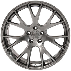 OE Wheels Replica DG15 Hyper Black 22x9.0 +18 5x115mm 71.5mm - Wheelwiz